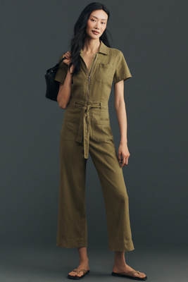 The Colette Linen Jumpsuit by Maeve