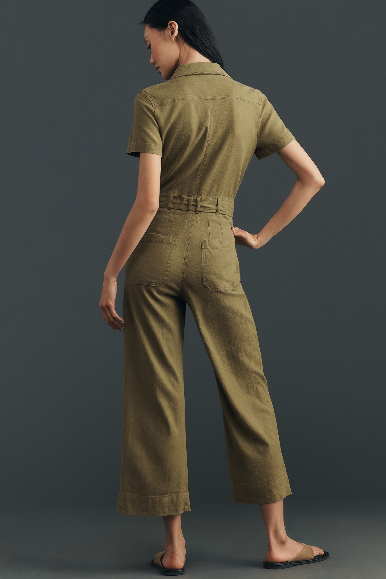 Colette Linen Jumpsuit by Maeve