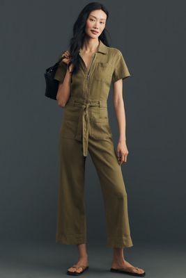 Der Colette Leinen-Jumpsuit von Maeve