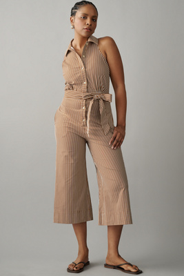 Maeve Sleeveless Crop Jumpsuit