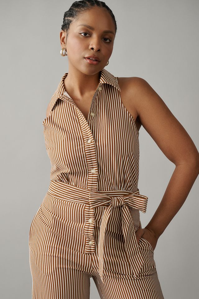 Maeve Sleeveless Crop Jumpsuit #1