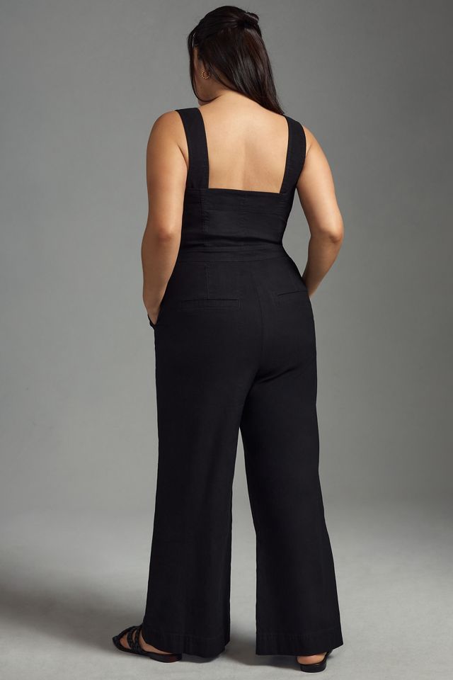 The Portside Button-Front Jumpsuit by Maeve #6