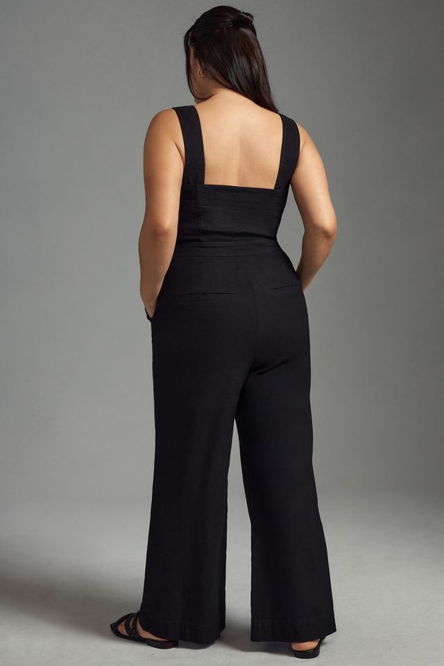 The Portside Button-Front Jumpsuit by Maeve