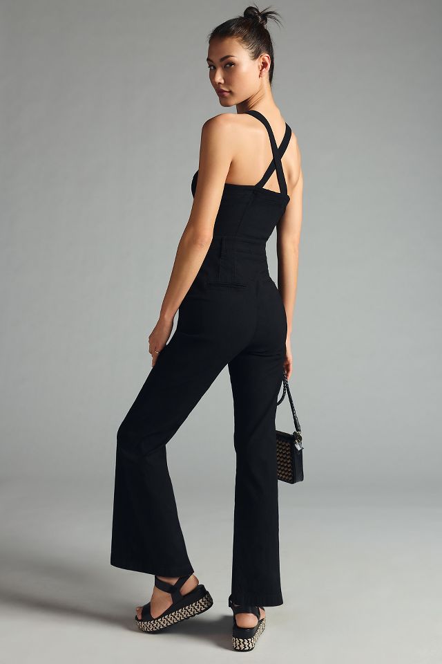 Anthropologie black sale jumpsuit