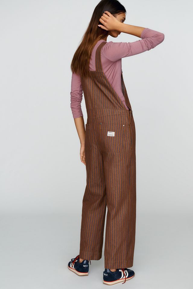 Thinking Mu Albin 100% Cotton Striped Overalls #2