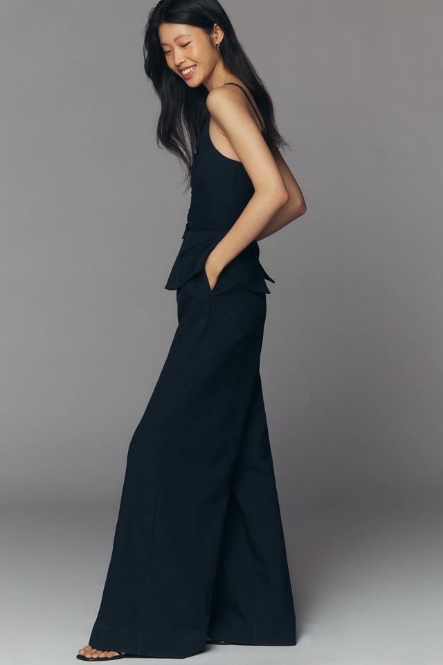 Avec Les Filles Bow Vest Twofer Jumpsuit #2