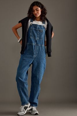 Shop Dr Denim Dr. Denim Lydia Dungarees In Blue