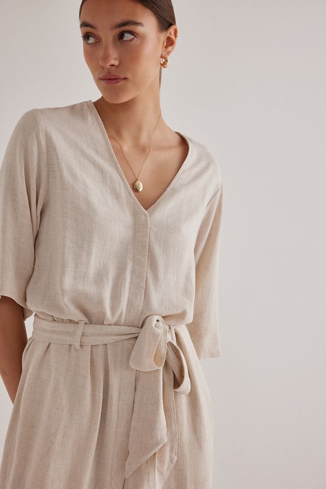 Selected Femme Viva Half-Sleeve Wide-Leg Jumpsuit #2