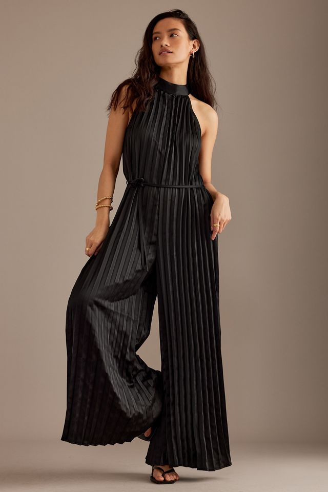 Selected Femme Zenia Neckholder Plissee Jumpsuit #2