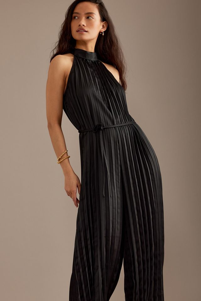 Selected Femme Zenia Neckholder Plissee Jumpsuit #3