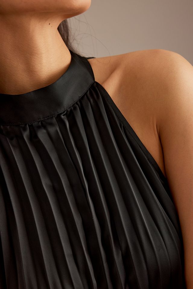 Selected Femme Zenia Neckholder Plissee Jumpsuit #5