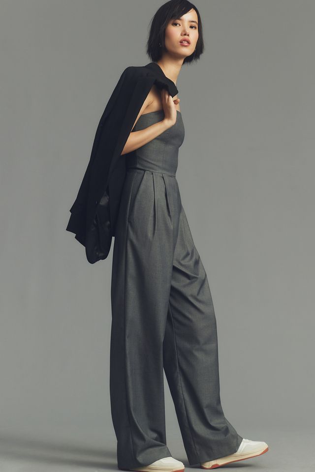 WAYF Strapless Jumpsuit #1
