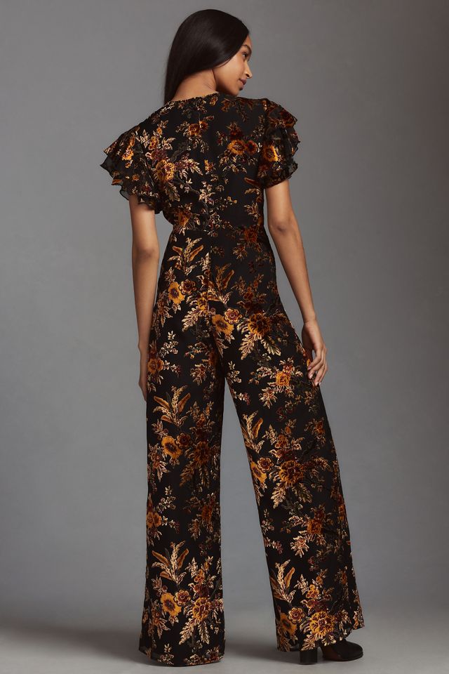 Hutch Floral Wrap-Front Jumpsuit | Anthropologie