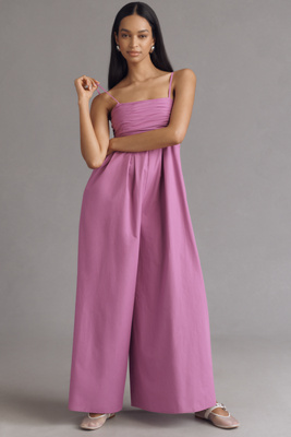 HUTCH THE MABEL SLEEVELESS WIDE-LEG JUMPSUIT 