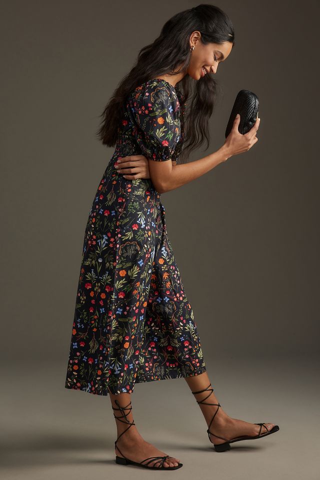 Hutch Puff-Sleeve Floral Jumpsuit #3