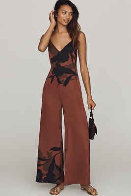 Hutch Satin Printed Jumpsuit