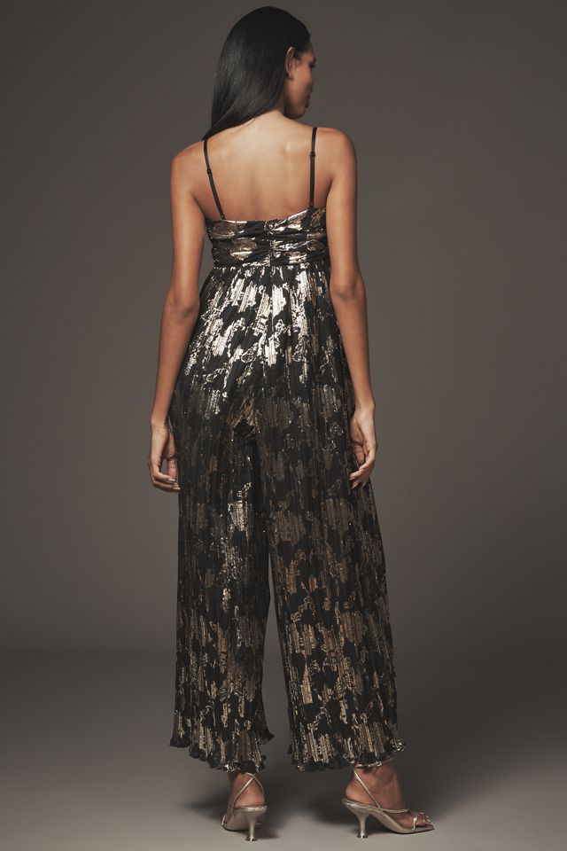 Hutch Mabel Foil Pleated Jumpsuit #2