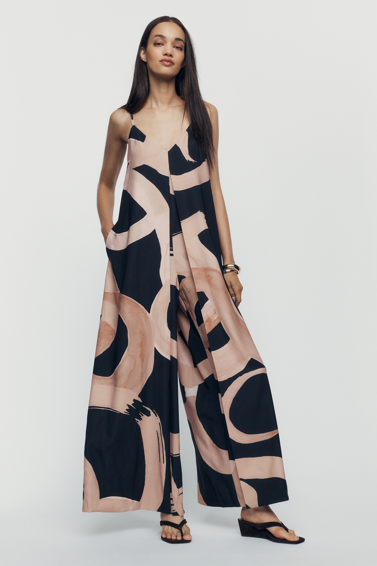 Hutch Printed Wide-Leg Jumpsuit