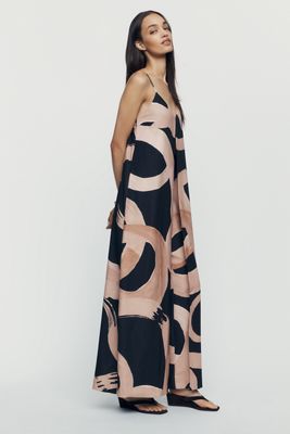 Hutch Printed Wide-Leg Jumpsuit
