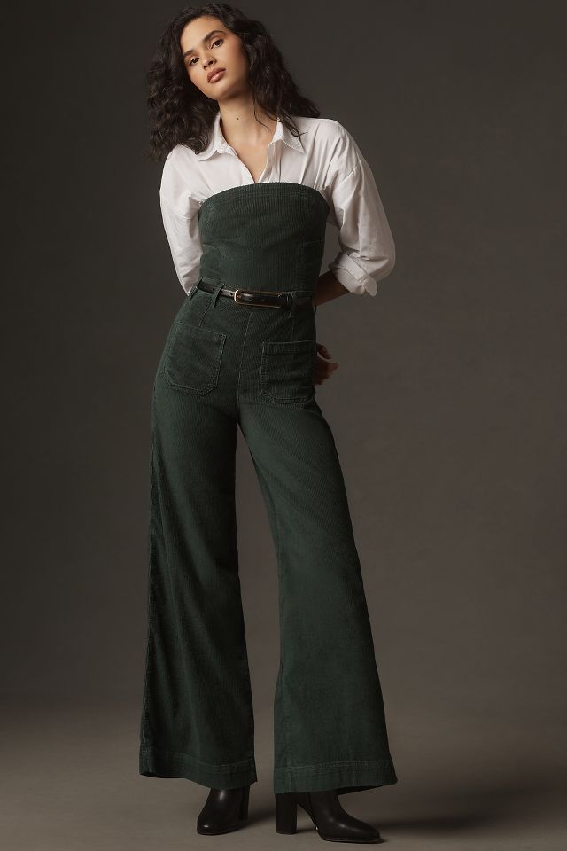 Anthropologie store green jumpsuit