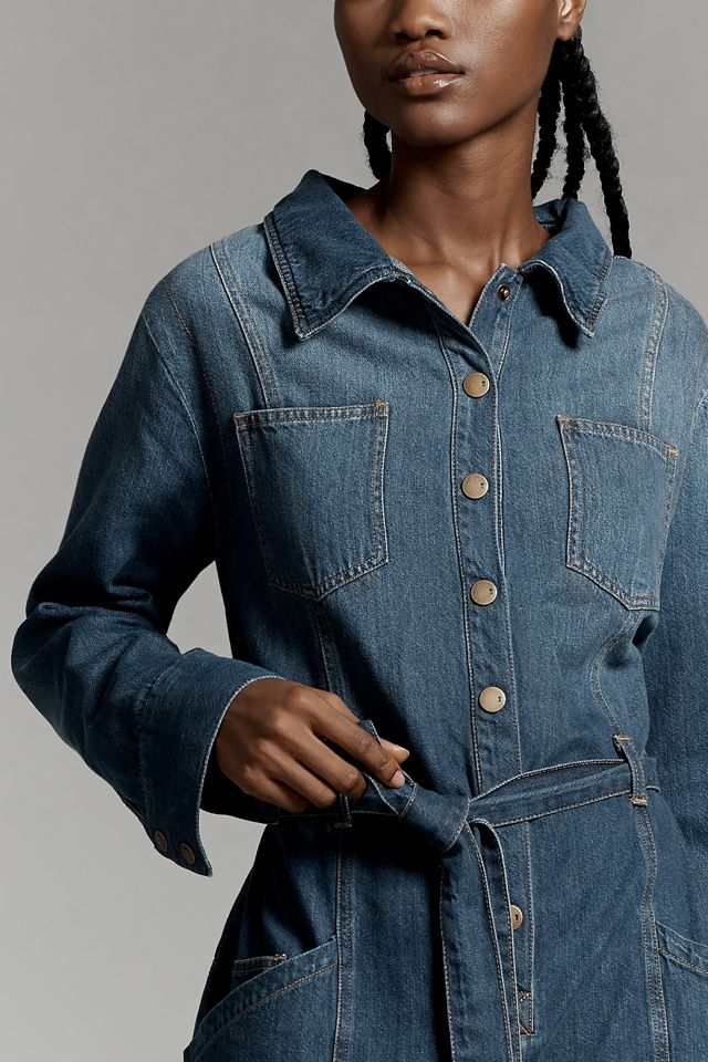 Pilcro Relaxed Denim Utility Jumpsuit #1