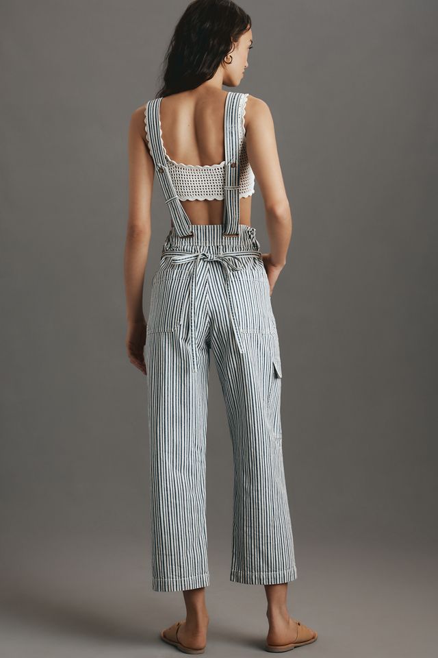 Pilcro Low-Front Cotton Overalls #1