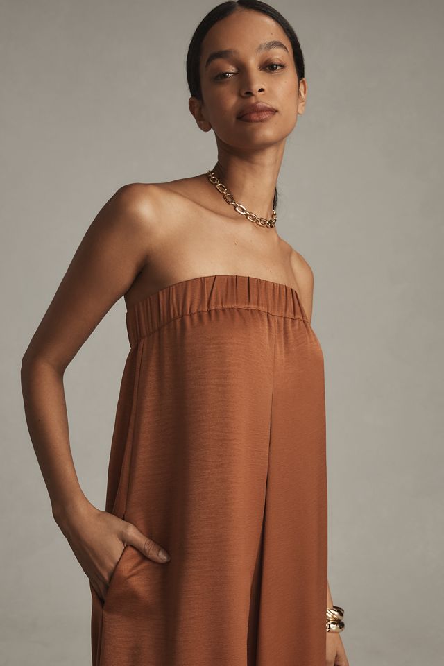 If By Sea Strapless Wide-Leg Jumpsuit #1