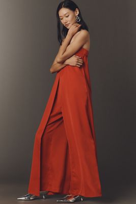 If By Sea Strapless Wide-Leg Jumpsuit