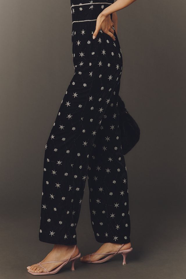 Saylor Lyra Velvet Halter Jumpsuit #2