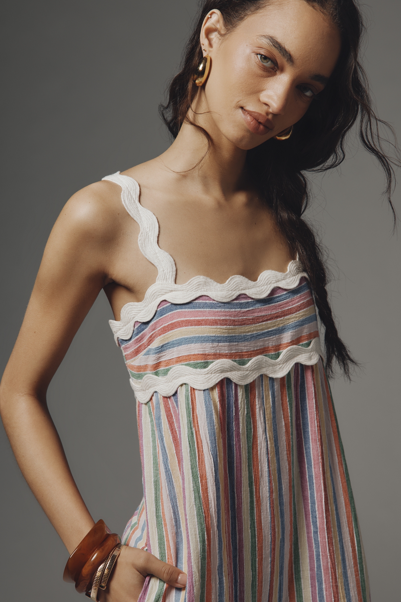 Saylor Brinlee Stripe Jumpsuit