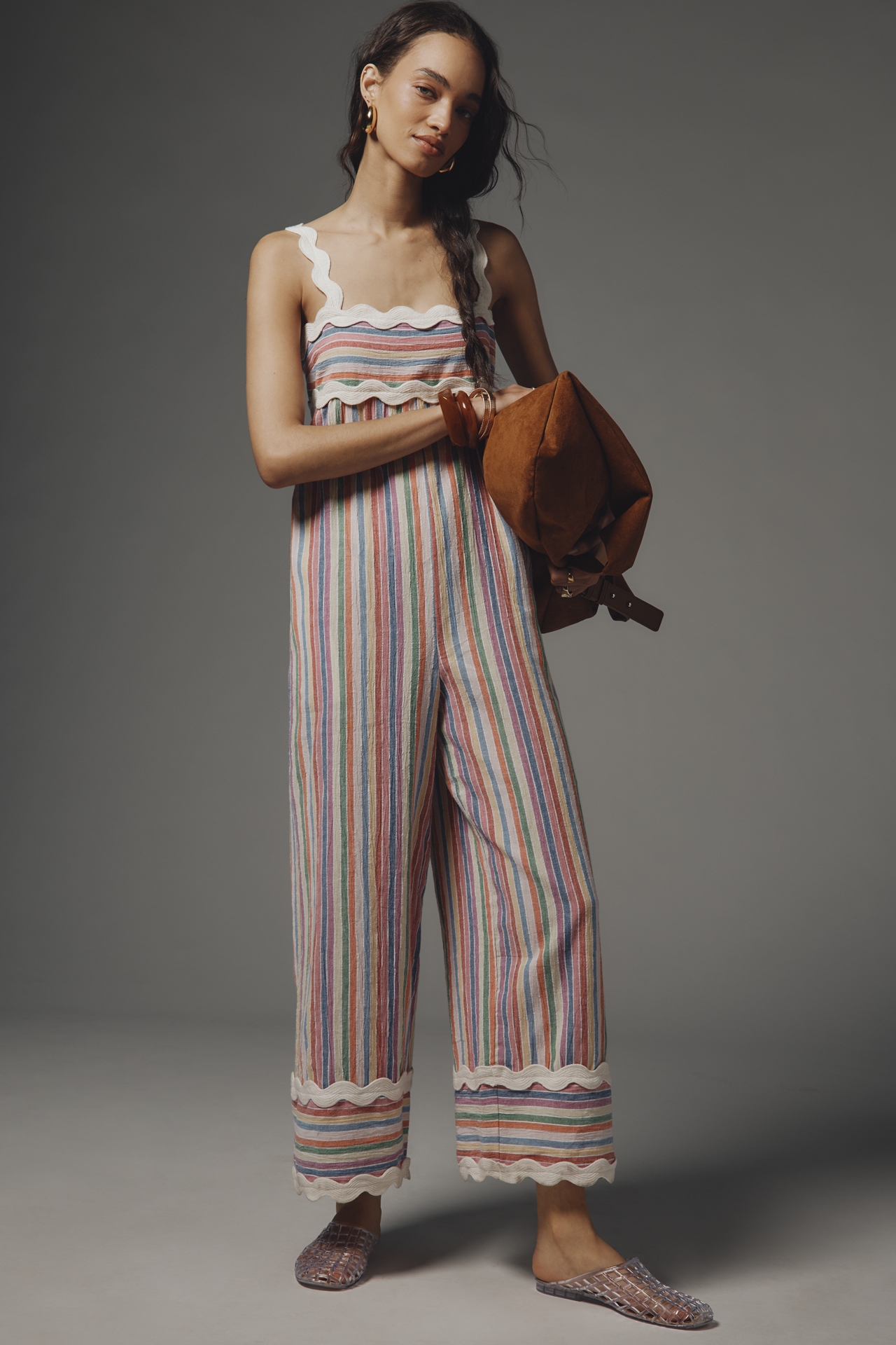Saylor Brinlee Stripe Jumpsuit