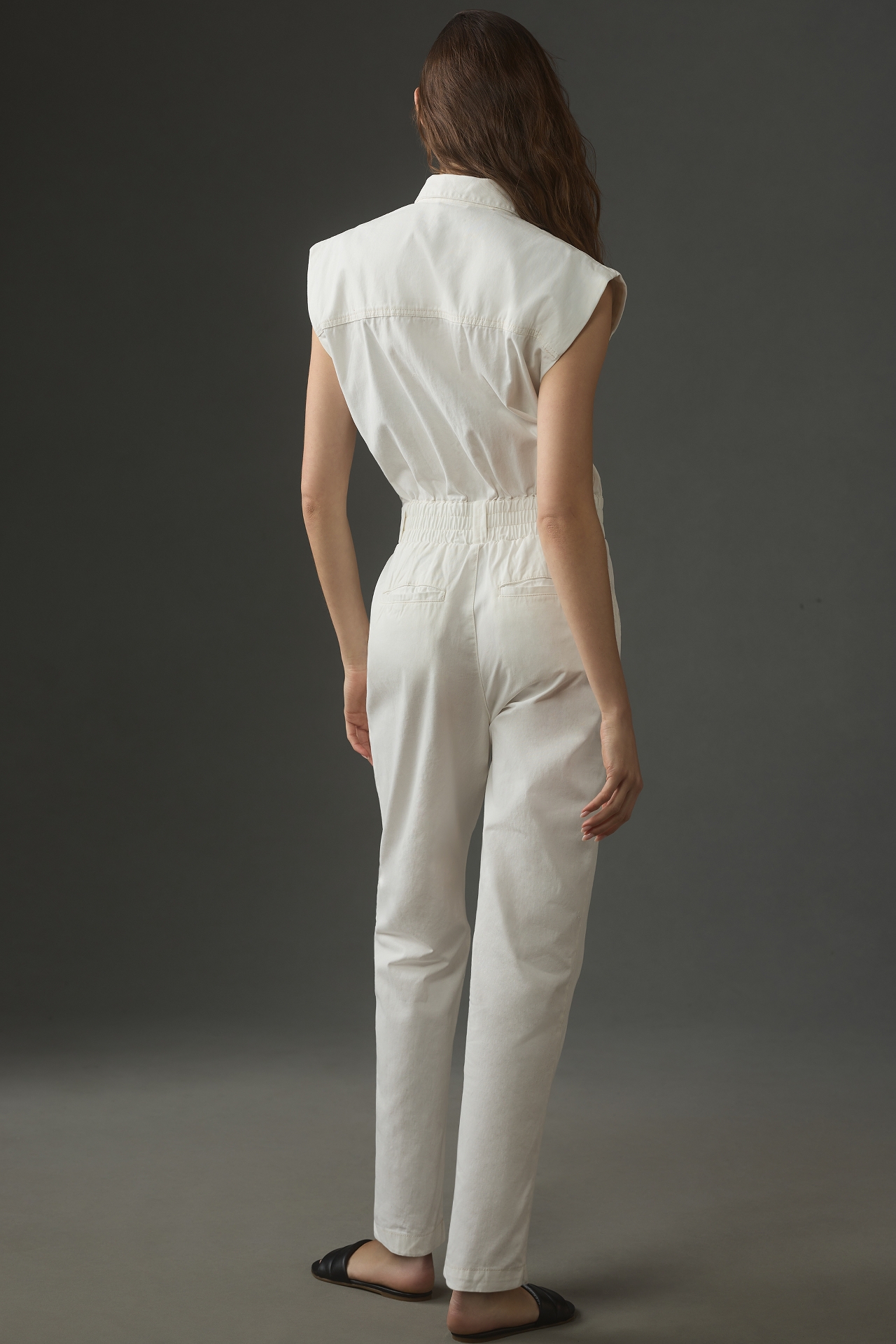 Pistola Rosie Button-Front Jumpsuit