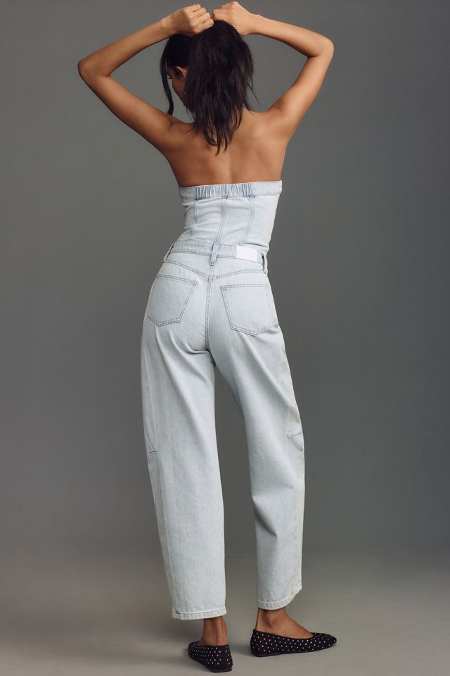 Pistola Daphine Strapless Denim Jumpsuit | Anthropologie