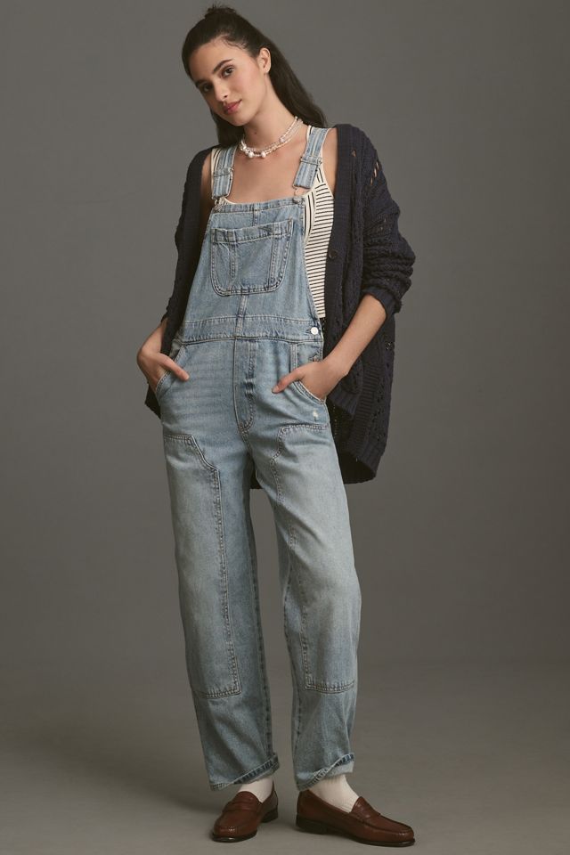 Pistola Arden Straight-Leg Denim Overalls | Anthropologie
