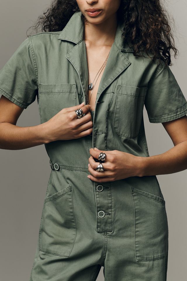 Pistola Grover Short Sleeve Field Jumpsuit | Anthropologie