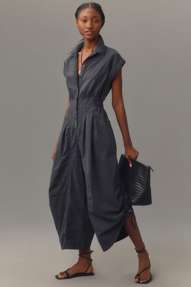 By Anthropologie Shirting Parachute Jumpsuit #2