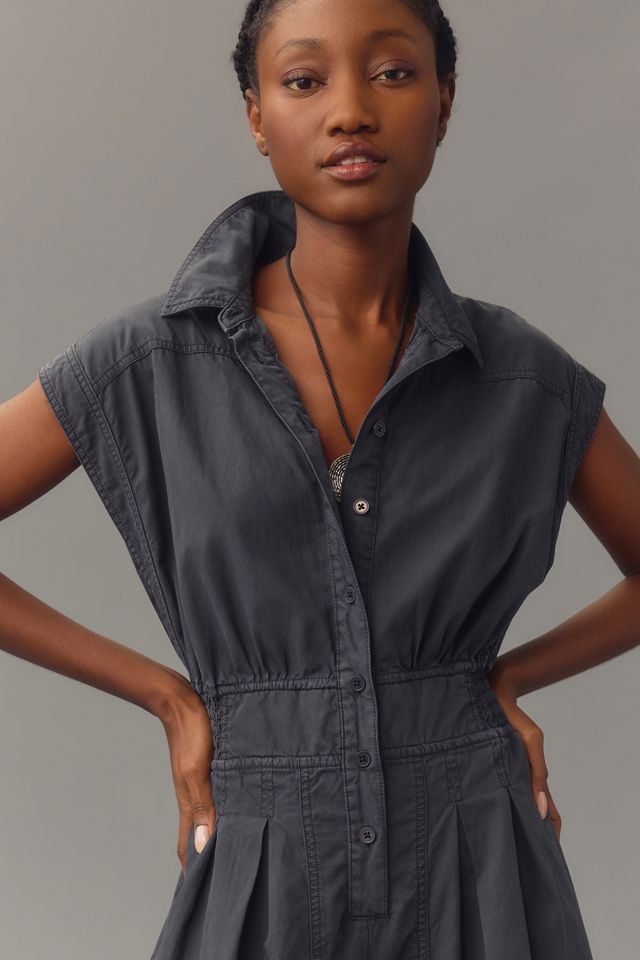 By Anthropologie Shirting Parachute Jumpsuit #3