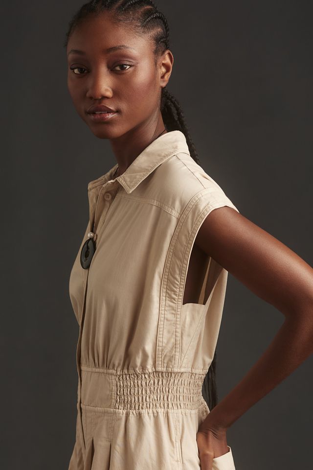 By Anthropologie Shirting Parachute Jumpsuit #2