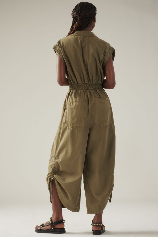 By Anthropologie Shirting Parachute Jumpsuit #1