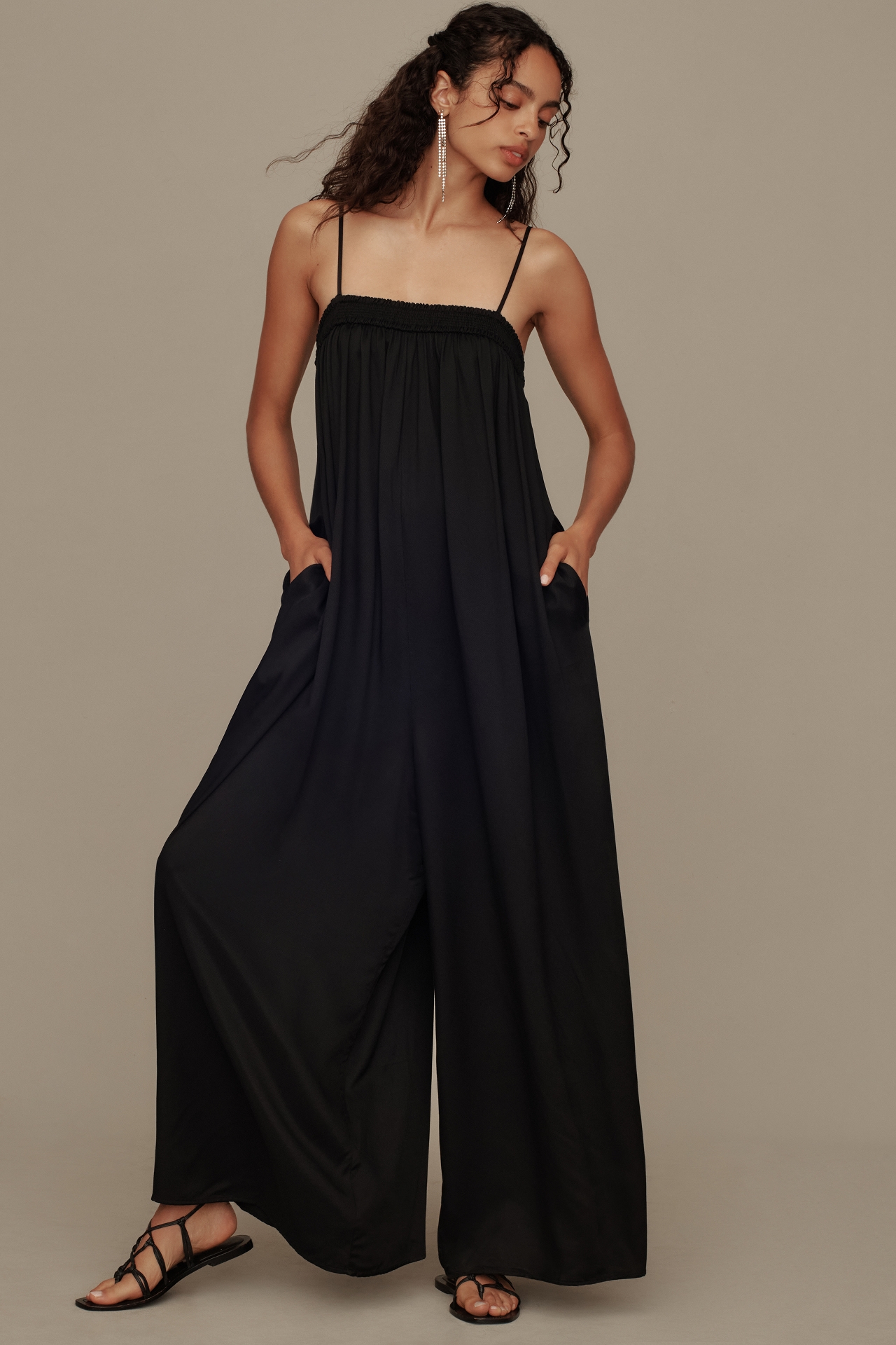 Maeve Waistless Wide-Leg Jumpsuit