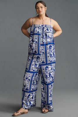 Maeve Waistless Wide-Leg Jumpsuit