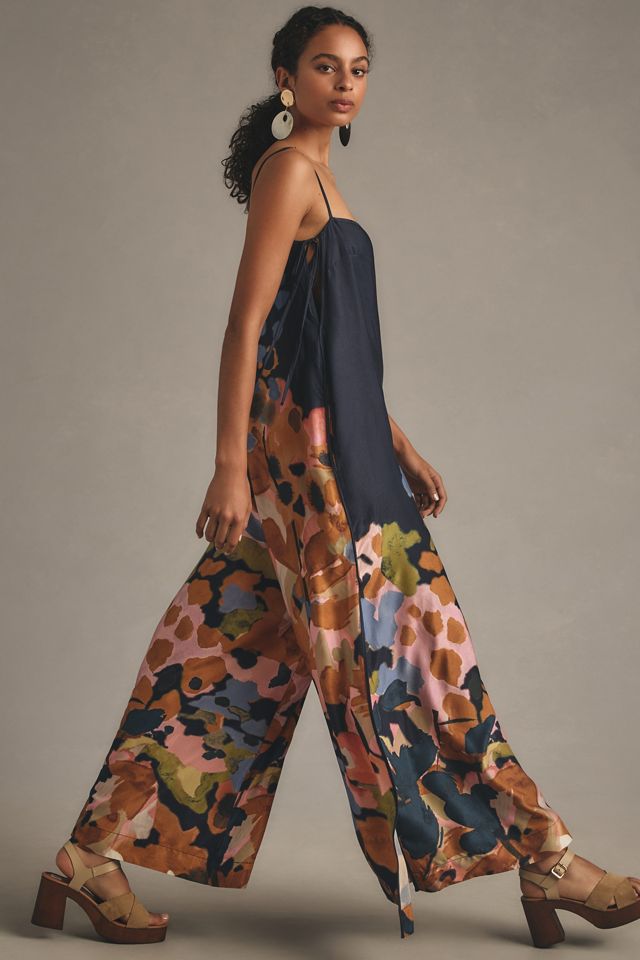 Anthropologie Hutch V-Neck Wide-Leg  Jumpsuit