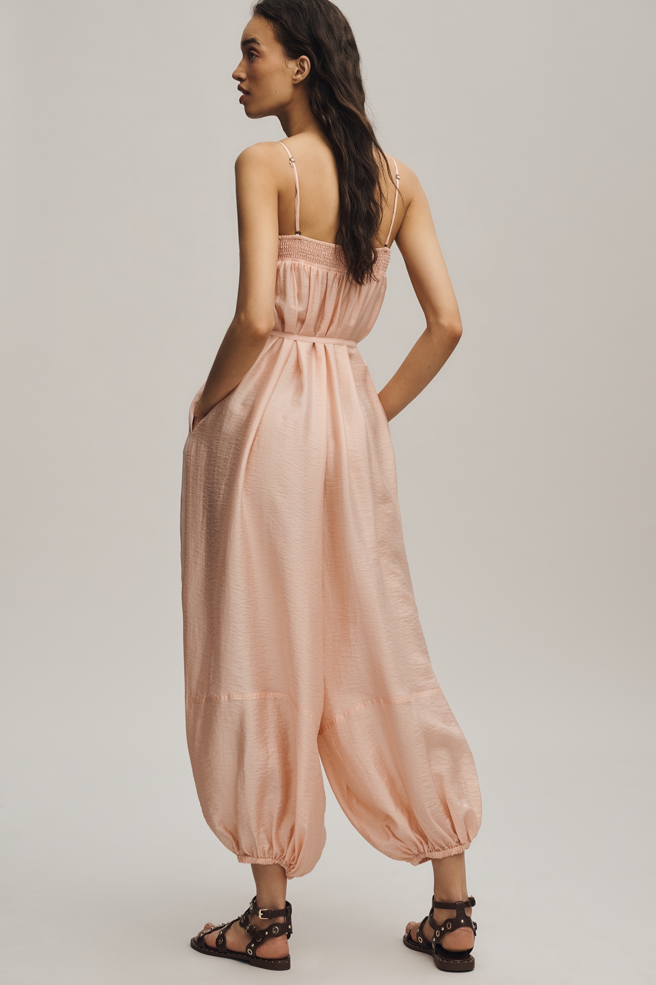 By Anthropologie Sleeveless Bubble Jumpsuit