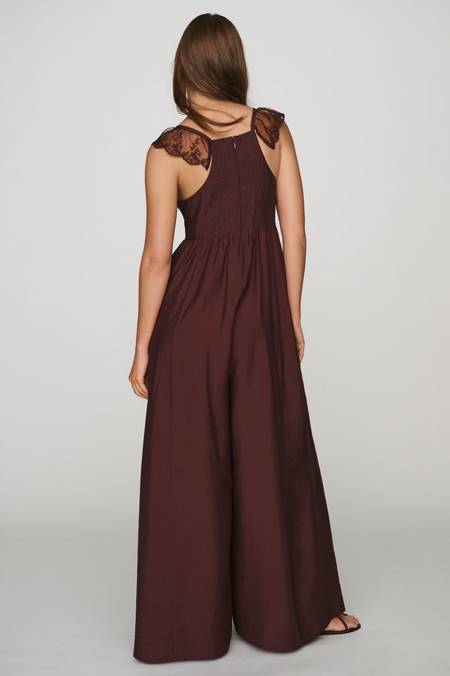 By Anthropologie Femme Boho Wide-Leg Jumpsuit #3