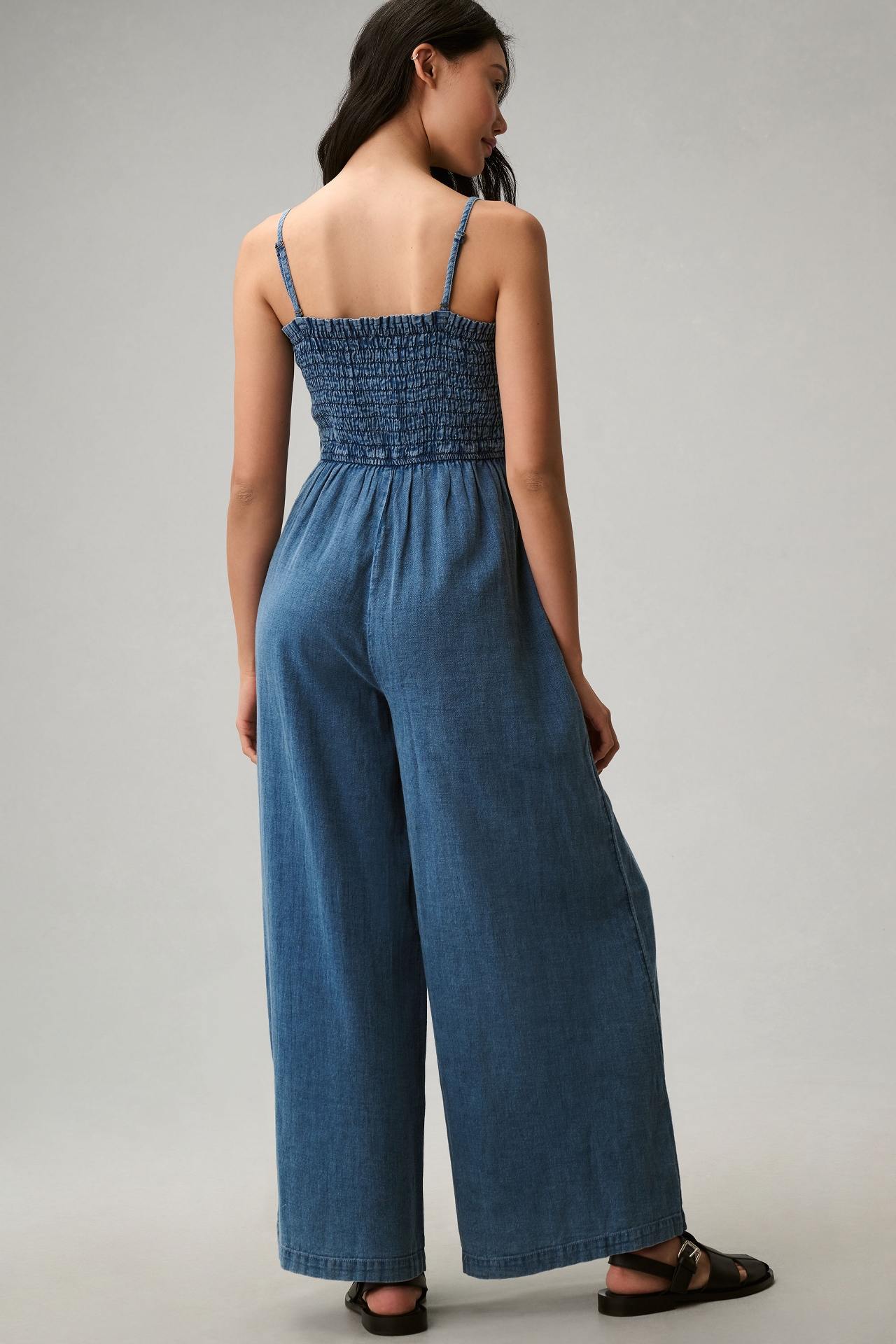 Pilcro Smocked Jumpsuit