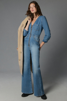 Etica Lea Retro Denim Jumpsuit | Anthropologie