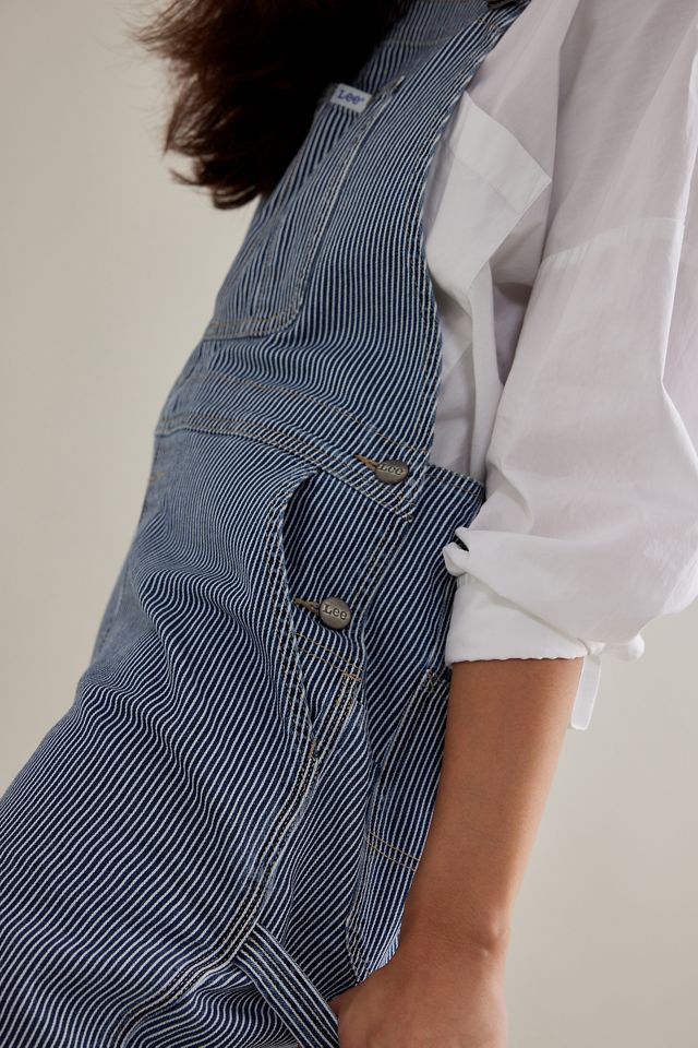 Lee Slouchy Stripe Bib Denim Dungarees #3