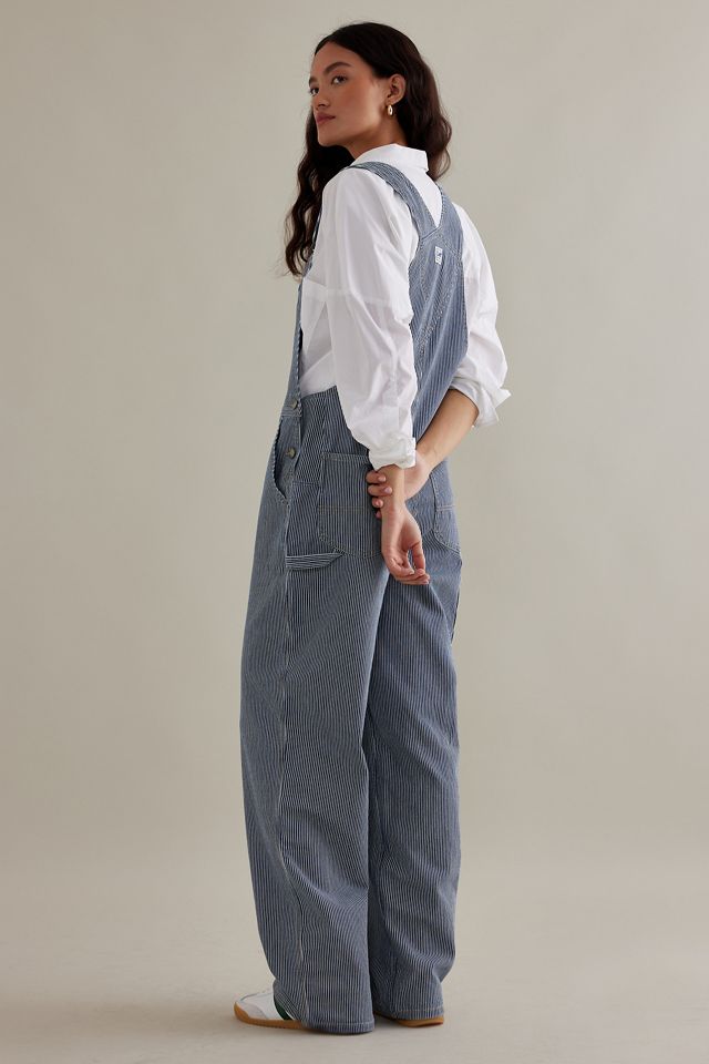 Lee Slouchy Stripe Bib Denim Dungarees #2