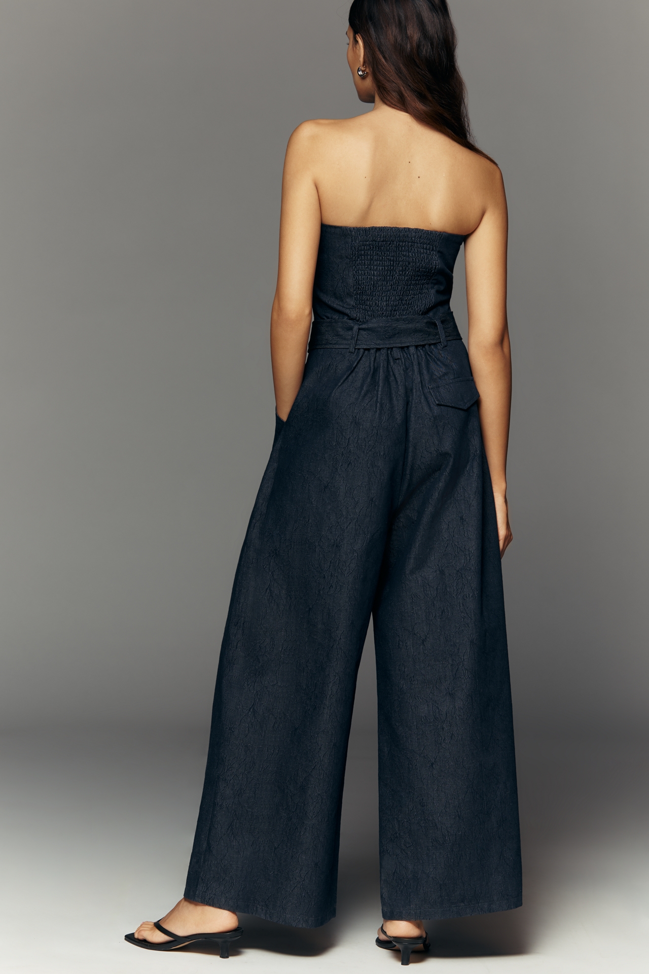 En Saison Darby Strapless Jumpsuit