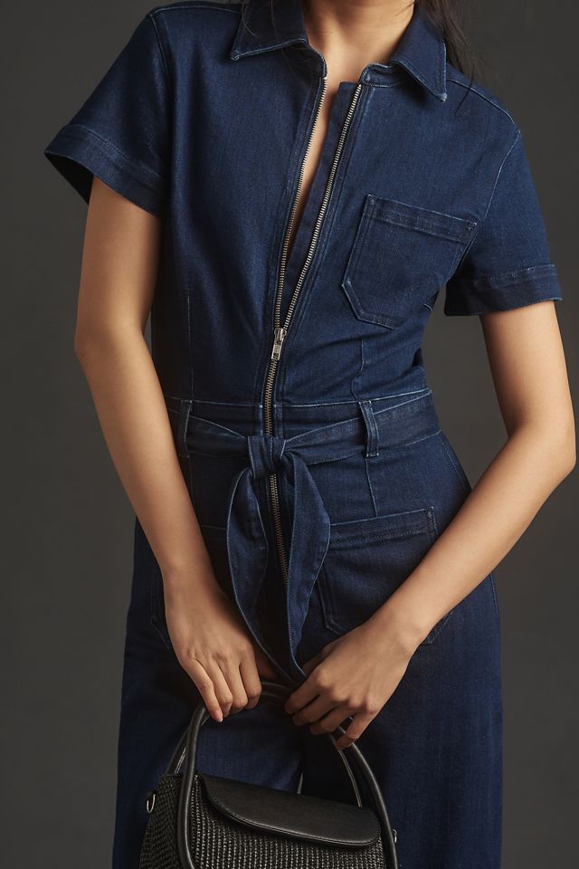 The Colette Weekend Denim Jumpsuit by Maeve #2